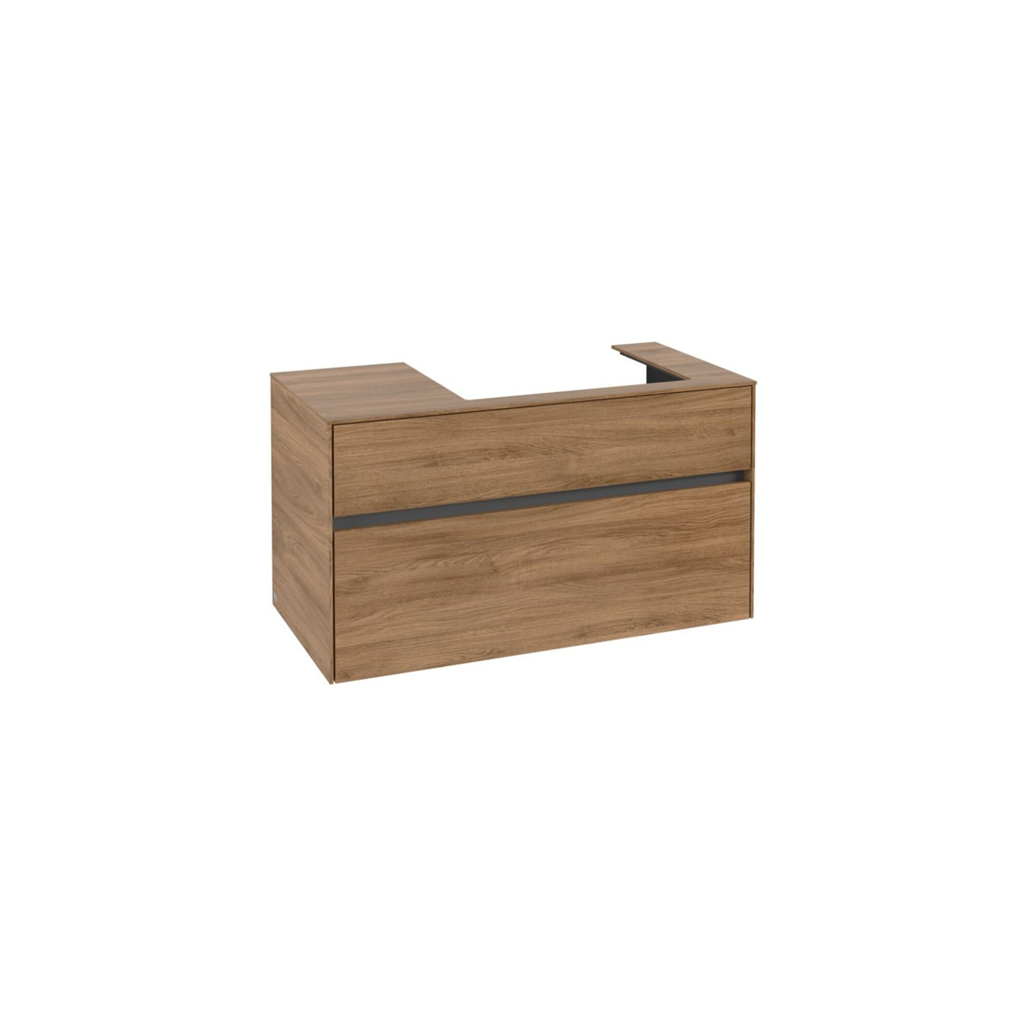 V&B Waschtischunterschrank Collaro 100x54,8x50cm, WT rechts, kansas oak ; Villeroy & Boch