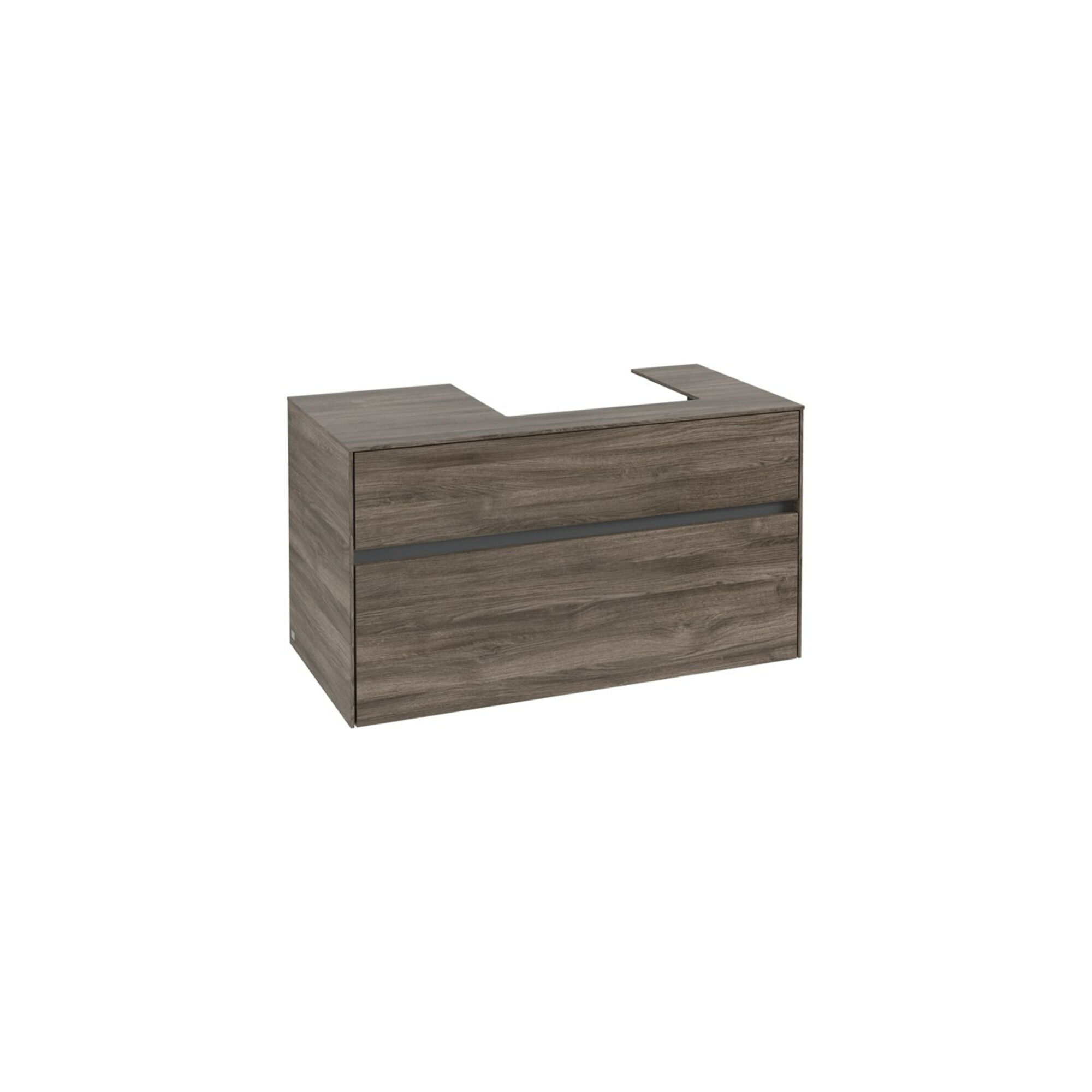 V&B Waschtischunterschrank Collaro 100x54,8x50cm, WT rechts, stone oak ; Villeroy & Boch