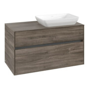 V&B Waschtischunterschrank Collaro 100x54,8x50cm, WT rechts, stone oak
