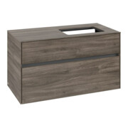 V&B Waschtischunterschrank Collaro 100x54,8x50cm, WT rechts, stone oak-3