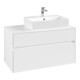 V&B Waschtischunterschrank Collaro 100x54,8x50cm, WT rechts, white matt-4