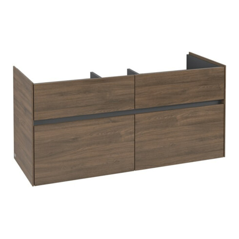 V&B Waschtischunterschrank Collaro 115,4x54,6x44,4cm, WT mit, arizona oak