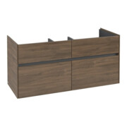 V&B Waschtischunterschrank Collaro 115,4x54,6x44,4cm, WT mit, arizona oak