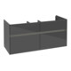 V&B Waschtischunterschrank Collaro 115,4x54,6x44,4cm, WT mit, LED, glo grey-3