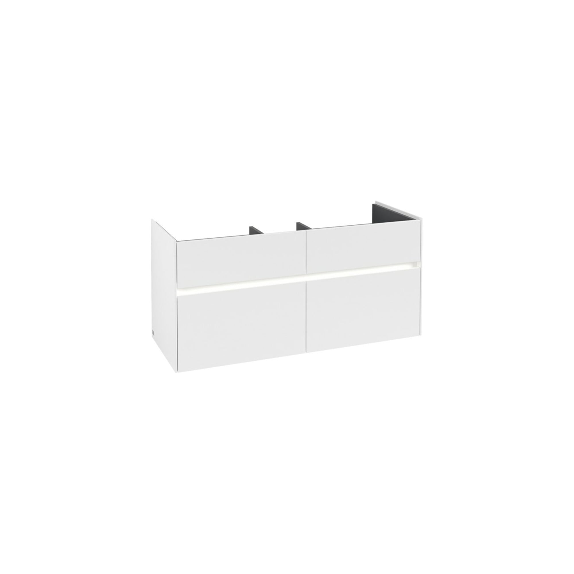 V&B Waschtischunterschrank Collaro 115,4x54,6x44,4cm, WT mit, LED, wh. matt ; Villeroy & Boch