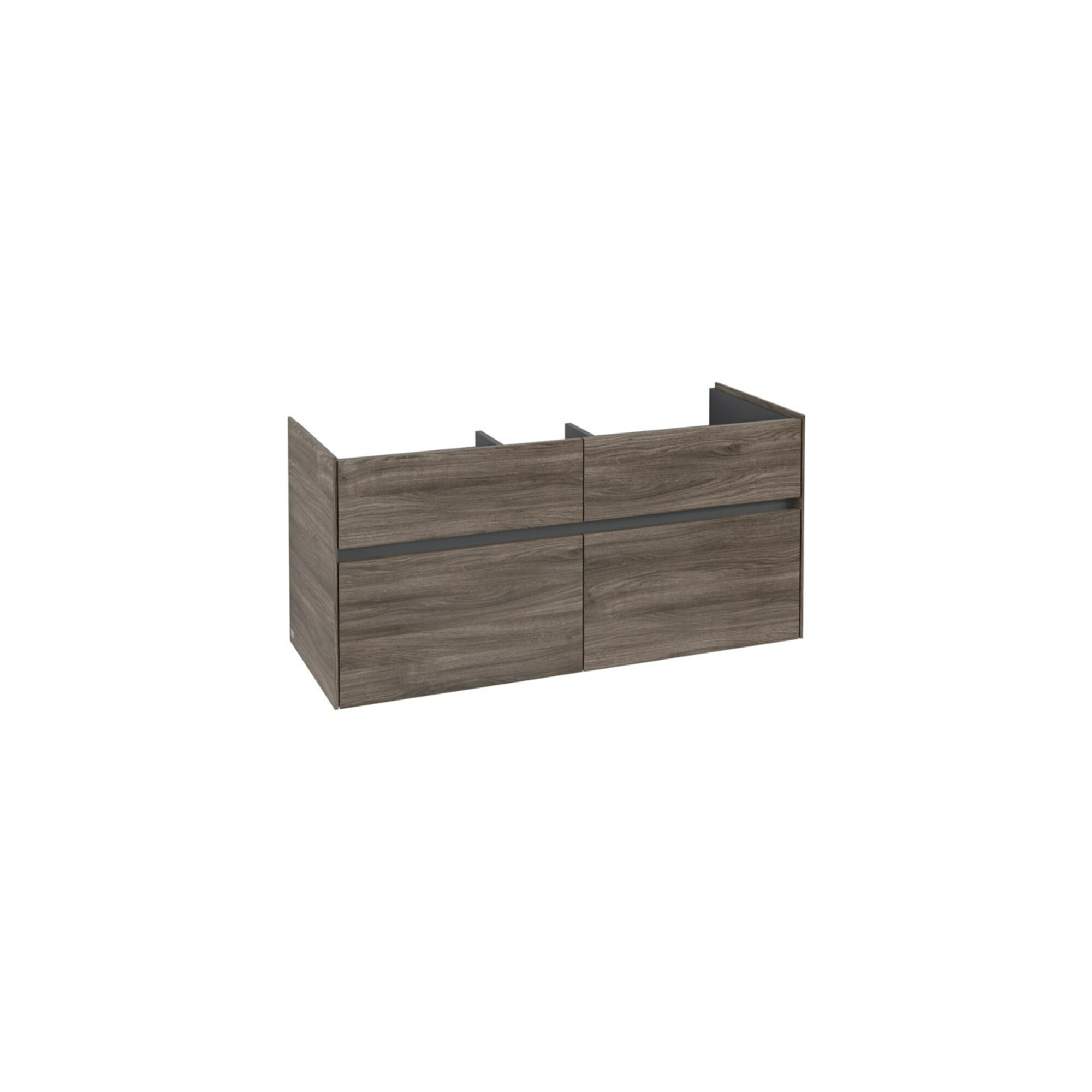 V&B Waschtischunterschrank Collaro 115,4x54,6x44,4cm, WT mittig, stone oak ; Villeroy & Boch