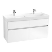 V&B Waschtischunterschrank Collaro 115,4x54,6x44,4cm, WT mittig, white matt-3