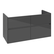 V&B Waschtischunterschrank Collaro 116,1x61x48cm, WT mittig, glossy grey-3