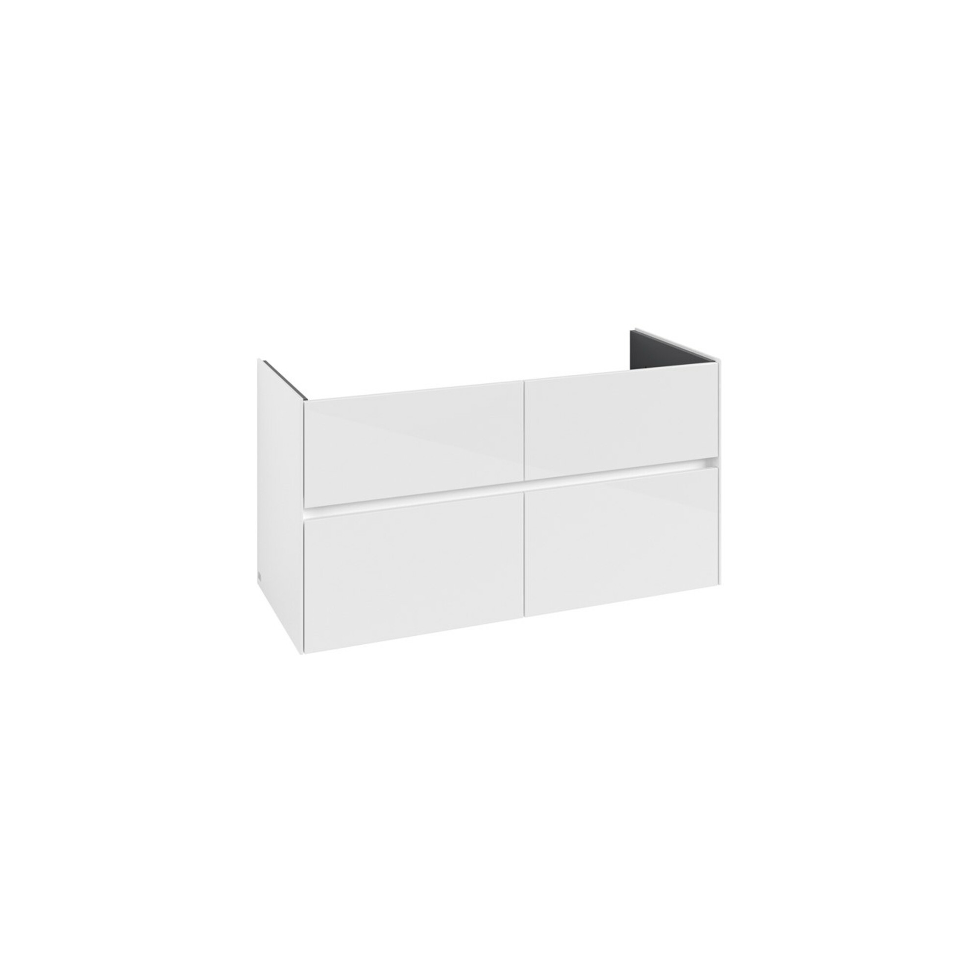 V&B Waschtischunterschrank Collaro 116,1x61x48cm, WT mittig, glossy white ; Villeroy & Boch