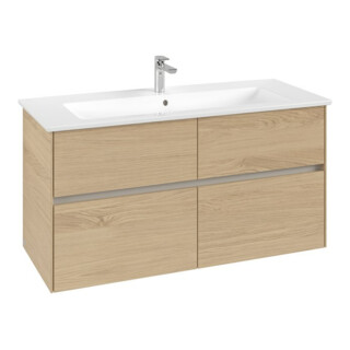V&B Waschtischunterschrank Collaro 116,1x61x48cm, WT mittig, nordic oak