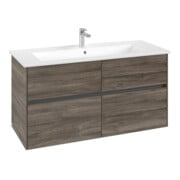 V&B Waschtischunterschrank Collaro 116,1x61x48cm, WT mittig, stone oak-4
