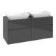 V&B Waschtischunterschrank Collaro 120x54,8x50cm, f 2 WT, glossy grey-1