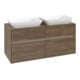V&B Waschtischunterschrank Collaro 120x54,8x50cm, f 2 WT, LED 8,8W, Ar Oa-1