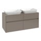 V&B Waschtischunterschrank Collaro 120x54,8x50cm, f 2 WT, LED 8,8W, ca Gr-1