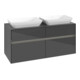 V&B Waschtischunterschrank Collaro 120x54,8x50cm, f 2 WT, LED 8,8W, glo Gr-1
