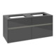 V&B Waschtischunterschrank Collaro 120x54,8x50cm, f 2 WT, LED 8,8W, glo Gr-3