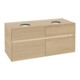 V&B Waschtischunterschrank Collaro 120x54,8x50cm, f 2 WT, LED 8,8W, Nord Oa-3
