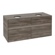 V&B Waschtischunterschrank Collaro 120x54,8x50cm, f 2 WT, LED 8,8W, st. Oa