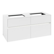 V&B Waschtischunterschrank Collaro 120x54,8x50cm, f 2 WT, LED 8,8W, wh. ma-3