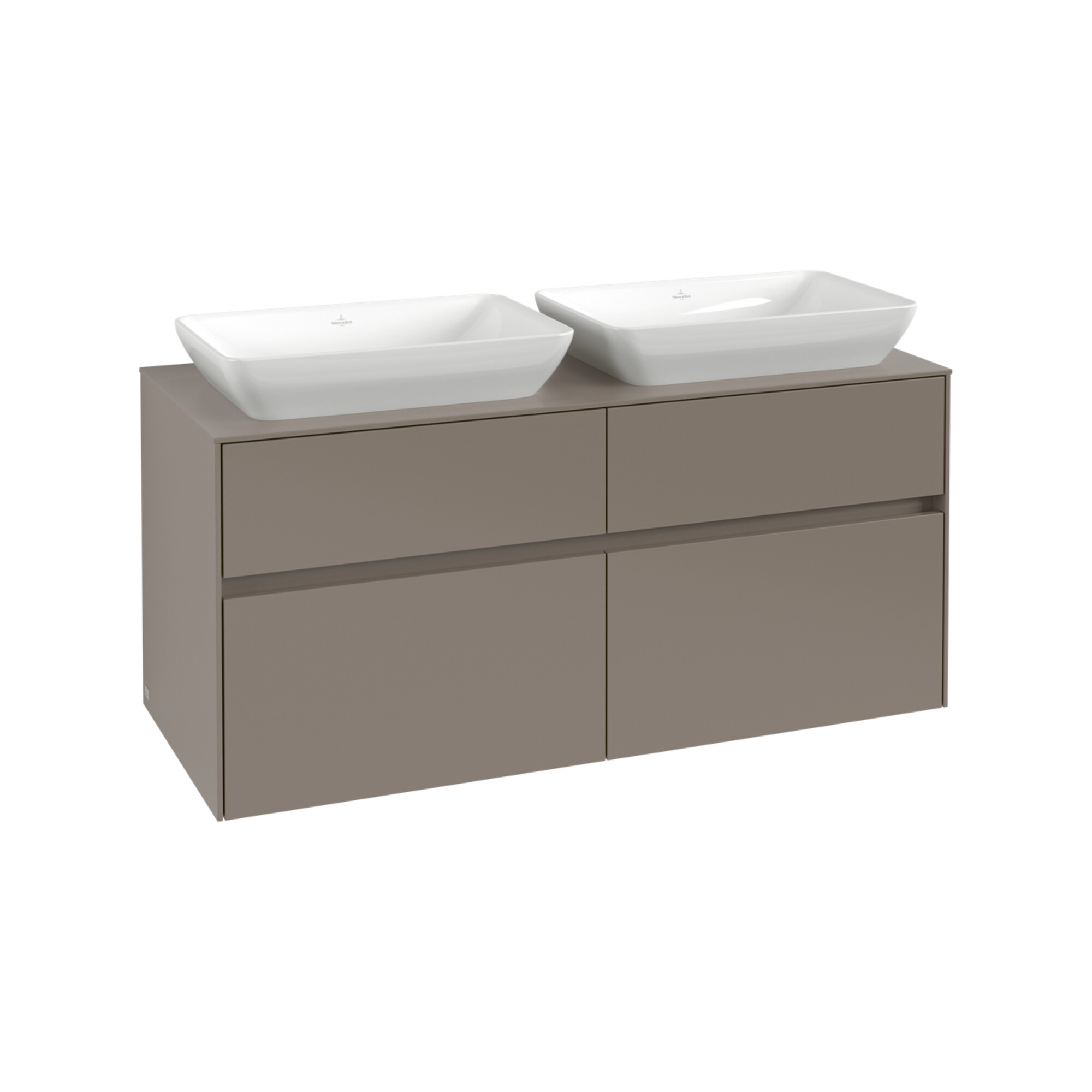 V&B Waschtischunterschrank Collaro 120x54,8x50cm, f 2 WT, marine blue ; Villeroy & Boch