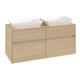 V&B Waschtischunterschrank Collaro 120x54,8x50cm, f 2 WT, nordic oak-1