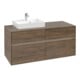 V&B Waschtischunterschrank Collaro 120x54,8x50cm, WT l, LED 8,8 W, Ariz. Oa-1