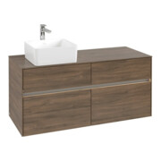 V&B Waschtischunterschrank Collaro 120x54,8x50cm, WT l, LED 8,8 W, Ariz. Oa