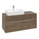 V&B Waschtischunterschrank Collaro 120x54,8x50cm, WT l, LED 8,8 W, Ariz. Oa-1
