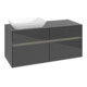 V&B Waschtischunterschrank Collaro 120x54,8x50cm, WT l, LED 8,8 W, glo Gr-3
