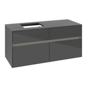V&B Waschtischunterschrank Collaro 120x54,8x50cm, WT l, LED 8,8 W, glo Gr