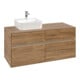 V&B Waschtischunterschrank Collaro 120x54,8x50cm, WT l, LED 8,8 W, Kan Oa-1