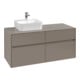 V&B Waschtischunterschrank Collaro 120x54,8x50cm, WT l, LED 8,8 W, Mar bl.-1