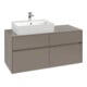 V&B Waschtischunterschrank Collaro 120x54,8x50cm, WT l, LED 8,8 W, Mar bl.-1