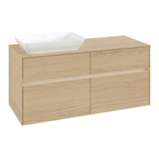 V&B Waschtischunterschrank Collaro 120x54,8x50cm, WT l, LED 8,8 W, Nord Oa-3