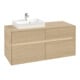 V&B Waschtischunterschrank Collaro 120x54,8x50cm, WT l, LED 8,8 W, Nord Oa-3