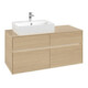 V&B Waschtischunterschrank Collaro 120x54,8x50cm, WT l, LED 8,8 W, Nord Oa-1