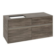 V&B Waschtischunterschrank Collaro 120x54,8x50cm, WT l, LED 8,8 W, st. Oa