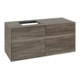 V&B Waschtischunterschrank Collaro 120x54,8x50cm, WT l, LED 8,8 W, st. Oa-3