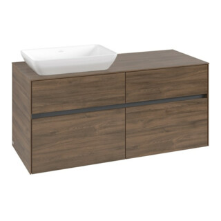 V&B Waschtischunterschrank Collaro 120x54,8x50cm, WT links, arizona oak