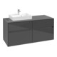 V&B Waschtischunterschrank Collaro 120x54,8x50cm, WT links, glossy grey-4