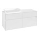 V&B Waschtischunterschrank Collaro 120x54,8x50cm, WT links, glossy white-1