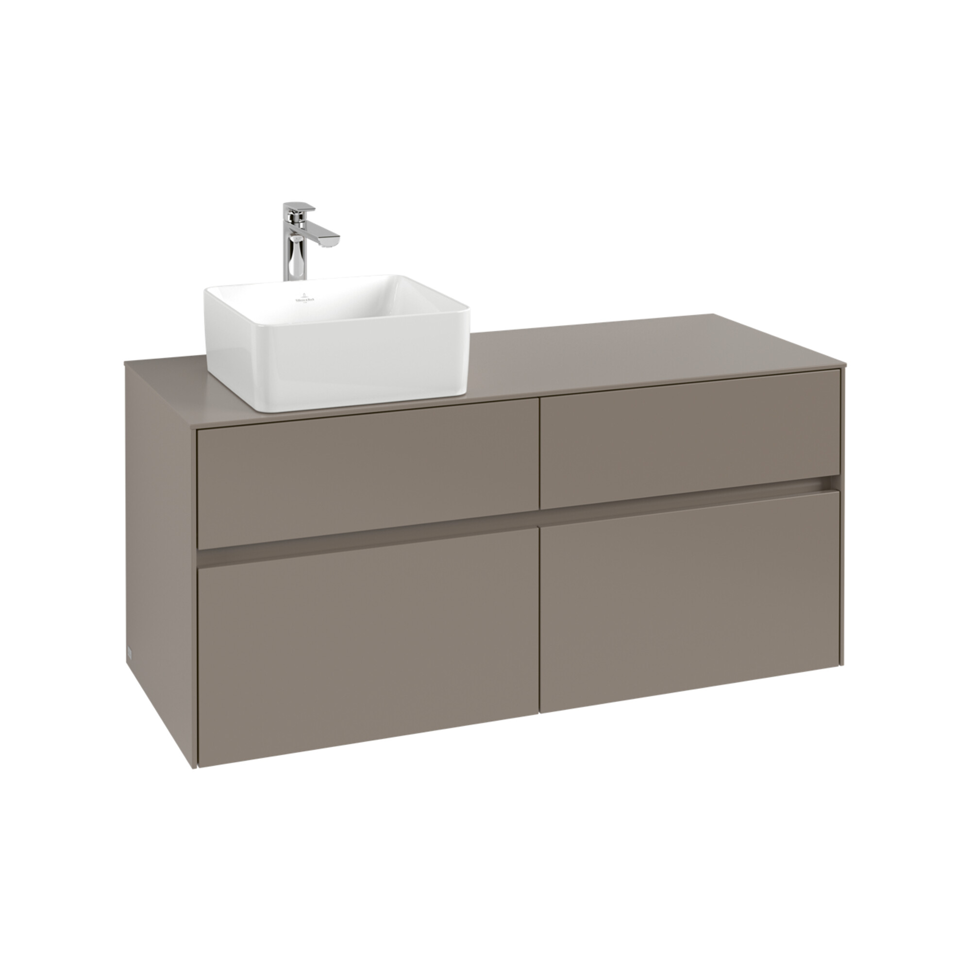 V&B Waschtischunterschrank Collaro 120x54,8x50cm, WT links, marine blue ; Villeroy & Boch