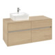 V&B Waschtischunterschrank Collaro 120x54,8x50cm, WT links, nordic oak-1