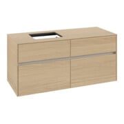 V&B Waschtischunterschrank Collaro 120x54,8x50cm, WT links, nordic oak
