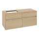 V&B Waschtischunterschrank Collaro 120x54,8x50cm, WT links, nordic oak-1
