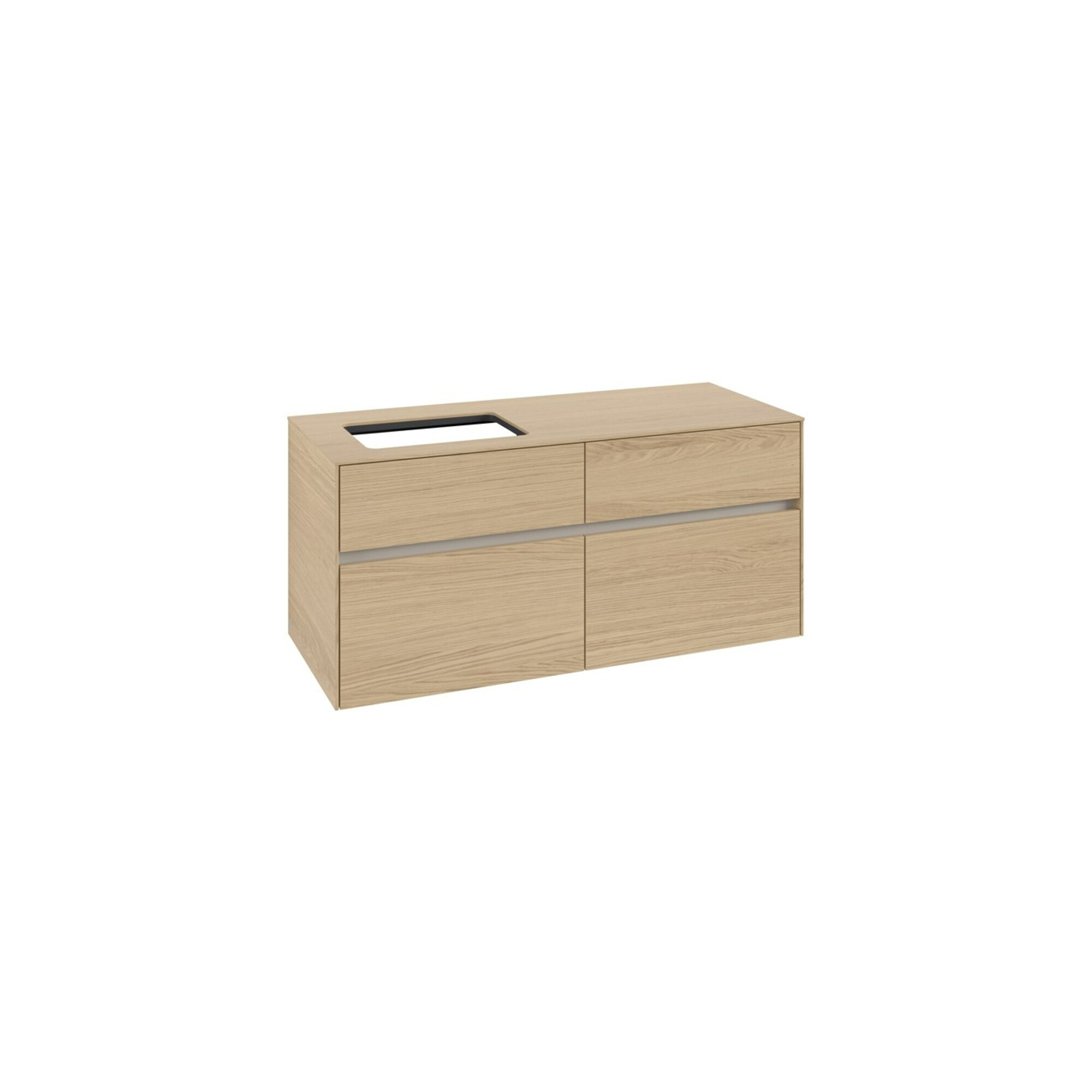 V&B Waschtischunterschrank Collaro 120x54,8x50cm, WT links, nordic oak ; Villeroy & Boch