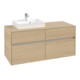 V&B Waschtischunterschrank Collaro 120x54,8x50cm, WT links, nordic oak-1