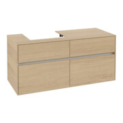 V&B Waschtischunterschrank Collaro 120x54,8x50cm, WT links, nordic oak-3