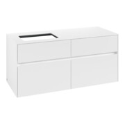 V&B Waschtischunterschrank Collaro 120x54,8x50cm, WT links, white matt