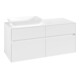V&B Waschtischunterschrank Collaro 120x54,8x50cm, WT links, white matt-3